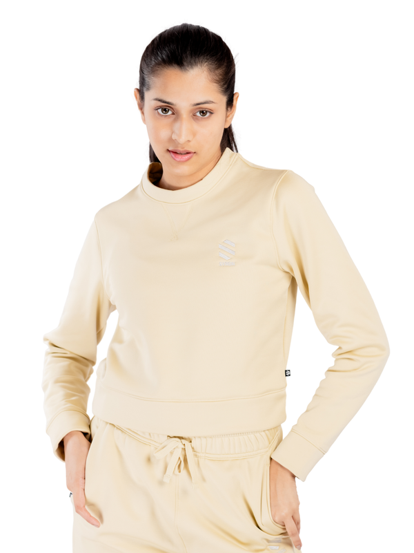 CHICEASE CROP SWEATSHIRT