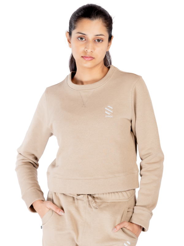 CHICEASE CROP SWEATSHIRT